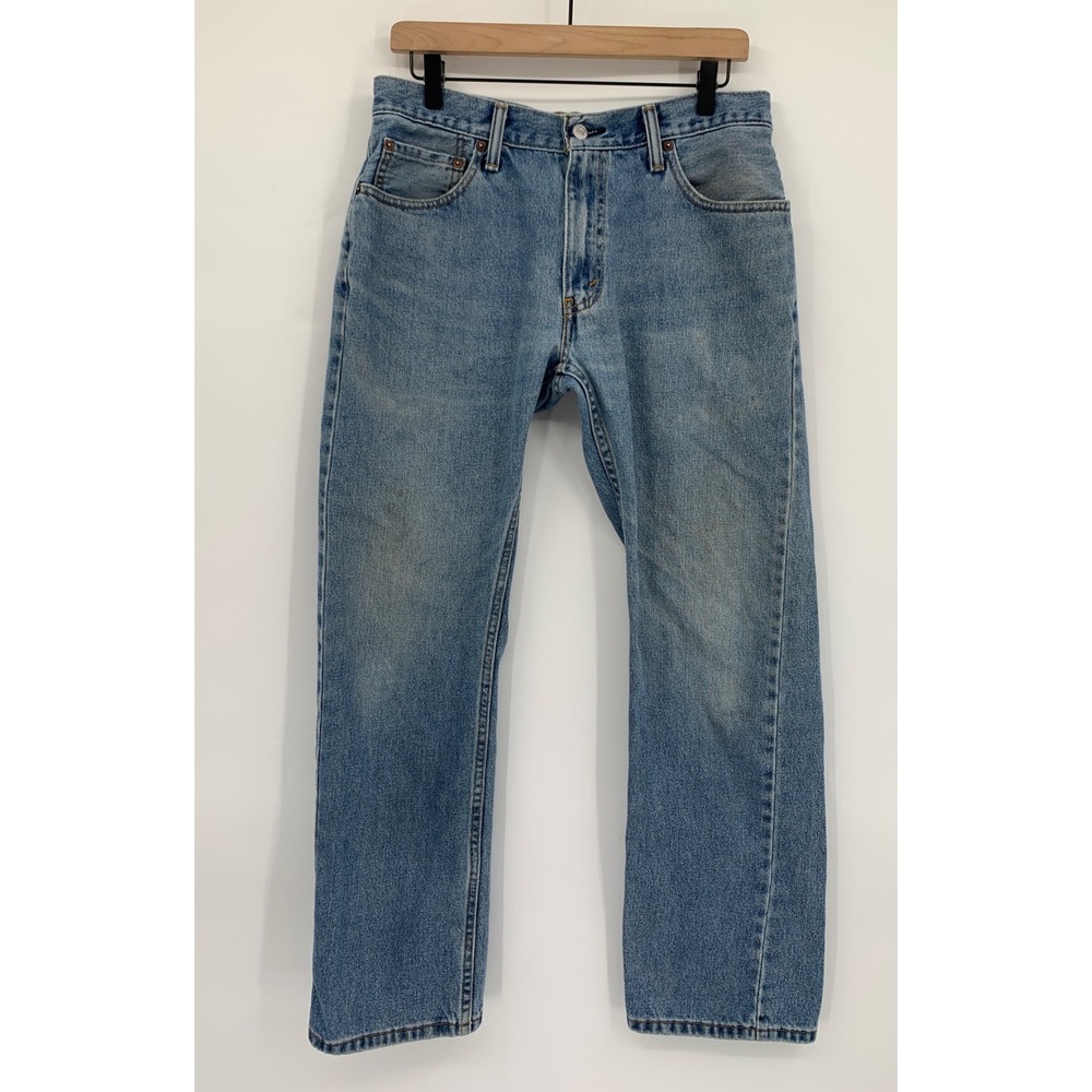 Vintage Levis 505 Jeans Mens 32x30 Blue Straight Leg Fade Y2K Denim Pants